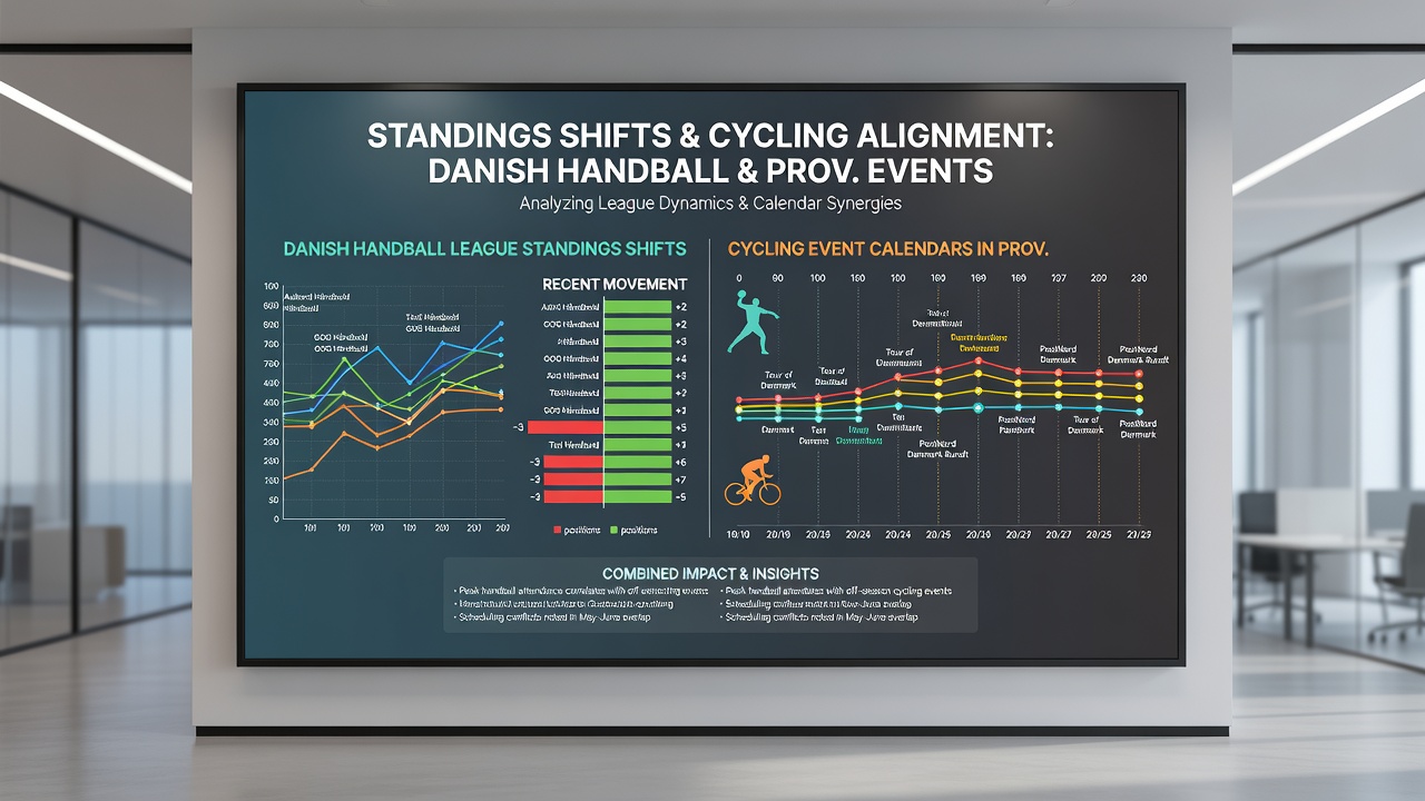 Cykelbegivenheder i danske provinsområder med overlap til håndboldligaens stillinger